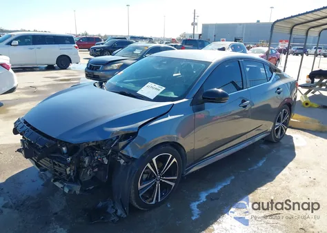 2021 Nissan Sentra Sr Xtronic Cvt z USA, uszkodzony, nr VIN 3N1AB8DV2MY247697